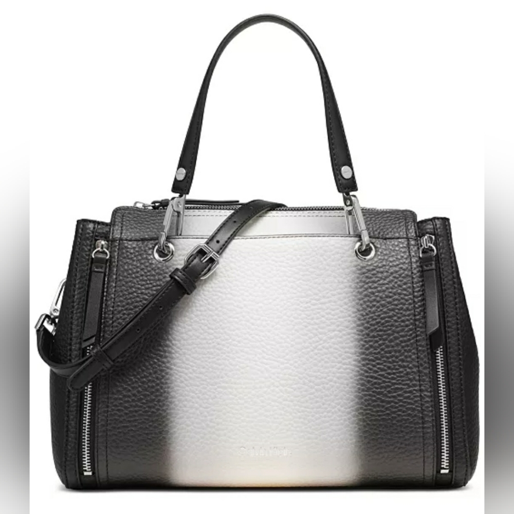 NWT♦️Calvin Klein Triple Compartment Ombre Satchel♦️